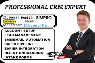 jobber hubspot conneacteam housecall pro simpro workiz and zapier integration