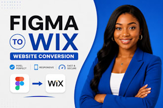 convert your figma design into wix website wix ecommerce or ai website to wix