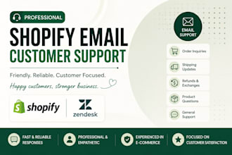 provide professional email customer support using reamaze or zendesk