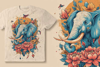create typography t shirt design and creative design