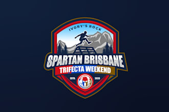 make spartan location brisbane rock logo