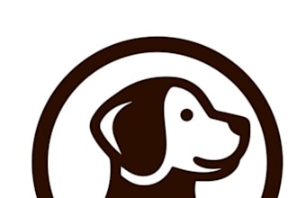 design a professional dog mascot logo for your brand or team