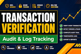 build transaction verification and audit tracking logs