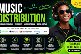 music distribution, spotify distribution,distrokid,music metadata, music release
