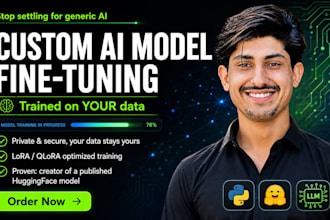 fine tune a custom ai language model on your data