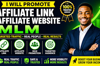 promote affiliate link, affiliate website, mlm