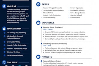 write ats friendly resume writing