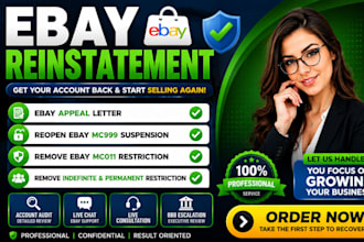 reinstate permanent suspended ebay seller account remove ebay mc999 ebay mc011
