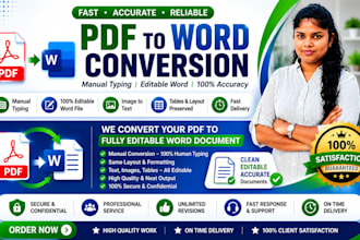 convert PDF to editable word manually