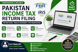file your salaried or business income tax return in pakistan