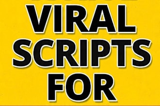 write viral youtube shorts script and reels script