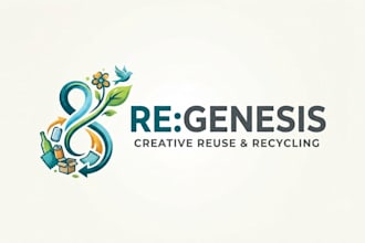 design a creative reuse and recycling logo