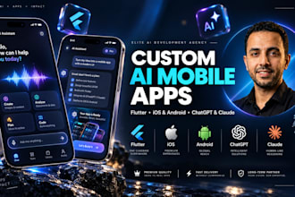 develop a custom ai mobile app with flutter