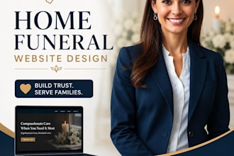 home funeral website, funeral website, memorial website, funeral care website