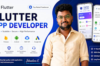 develop a professional flutter android app with firebase