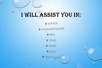 facilitate your sophia, study com, purdue global, saylor, and wgu courses