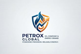 design a professional oil company and oil brand logo