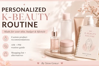 create a personalised korean skincare routine for you