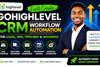 create gohighlevel CRM workflow automation SMS pipelines and appointments