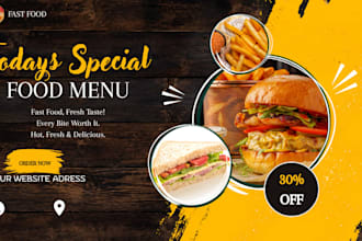 design business posters and food posters