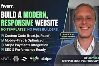 build a modern responsive website for your business