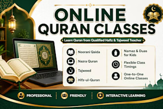 teach quran online with quran reading, namaz and islamic studies