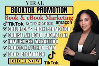 booktok promotion influencer marketing booktok author SMM amazon kdp promotion