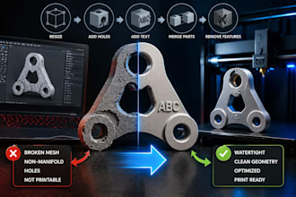 modify, edit, and customize your stl file for 3d printing
