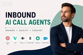 build inbound ai call agents twilio API retell ai elevenlabs aircall salesforce