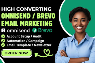 setup omnisend brevo email marketing automation email flows campaigns newsletter