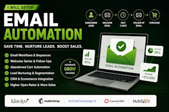 set up automated email sequences and ai auto responders