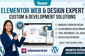 do elementor web design and elementor development