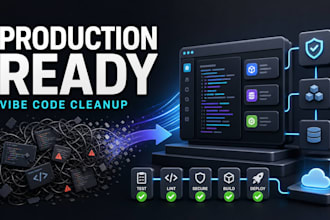 audit fix and productionize your vibe coded web app