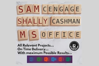 do sam cengage ms excel ,word , powerpoint, access project and modules urgently