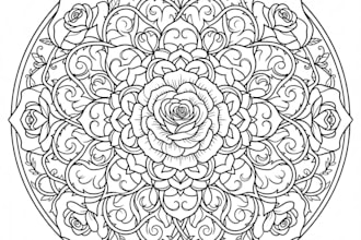 design unique mandala coloring pages and professional books