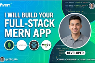 do mern development for your requirement