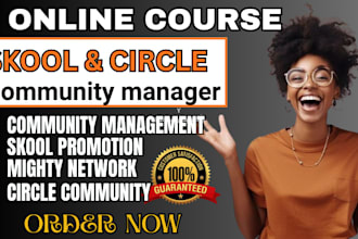 setup circle so community setup and mighty networks skool community manager