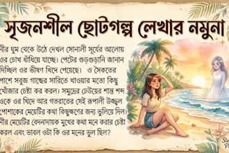 write beautiful stories in bangla
