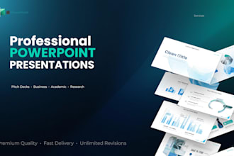 create powerpoint presentations and pitch decks