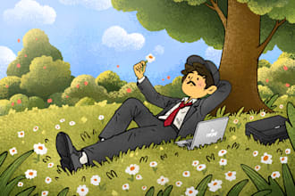 create original artwork unique, illustrations for any need