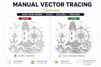 do vector tracing in adobe illustrator