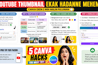 design eye catching youtube thumbnails for finance