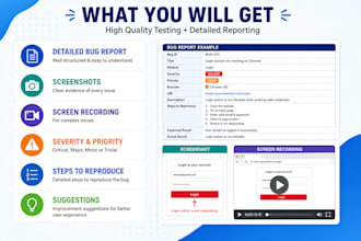 manually test your website