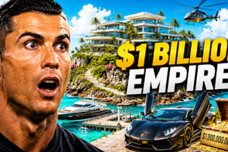 design eye catching, modern youtube thumbnails