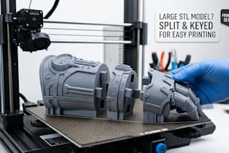 split, cut, and key your stl files for easy 3d printing