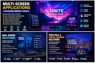 build synchronized multi screen applications for events