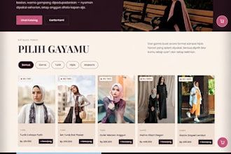 create and design a catalog website for your business