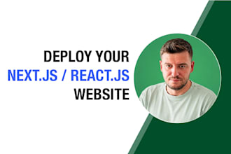 deploy your next js react js website to netlify, vercel, heroku, render, aws