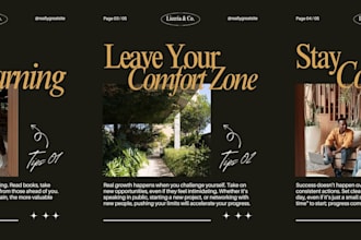 design engaging linkedin carousel and instagram carousels