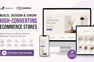 design bigcommerce woocommerce ecommerce seo customize bigcommerce website
